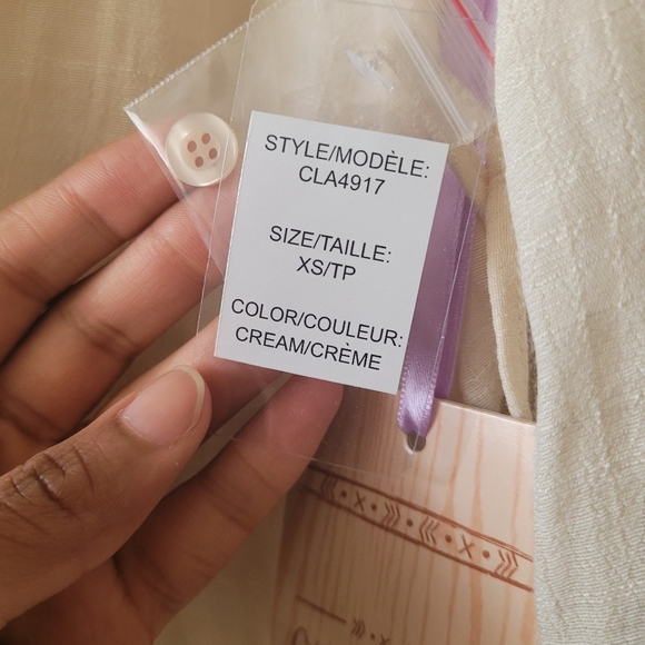 California Moonrise, Cream colored shirt, size:XS - Picture 4 of 6